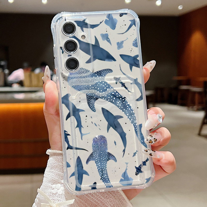 Samsung Galaxy A55 - Ocean Shark Whale Phone Case For