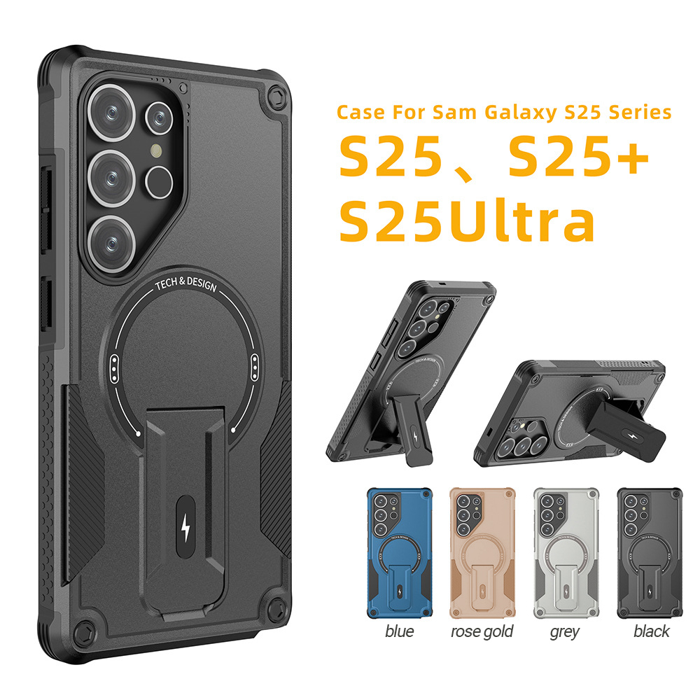 Samsung Galaxy A55 - Amor Magnetic Kickstand Phone Case For