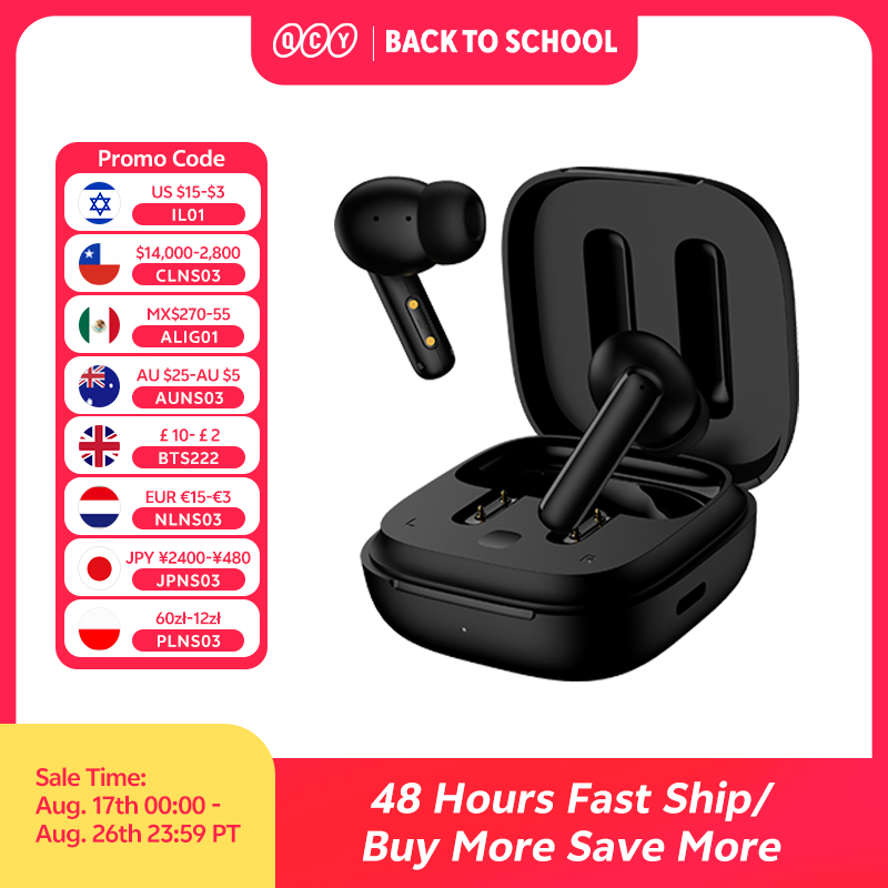 QCY T13 ANC Wireless Earphones - Earbuds Anc Wireless review and price