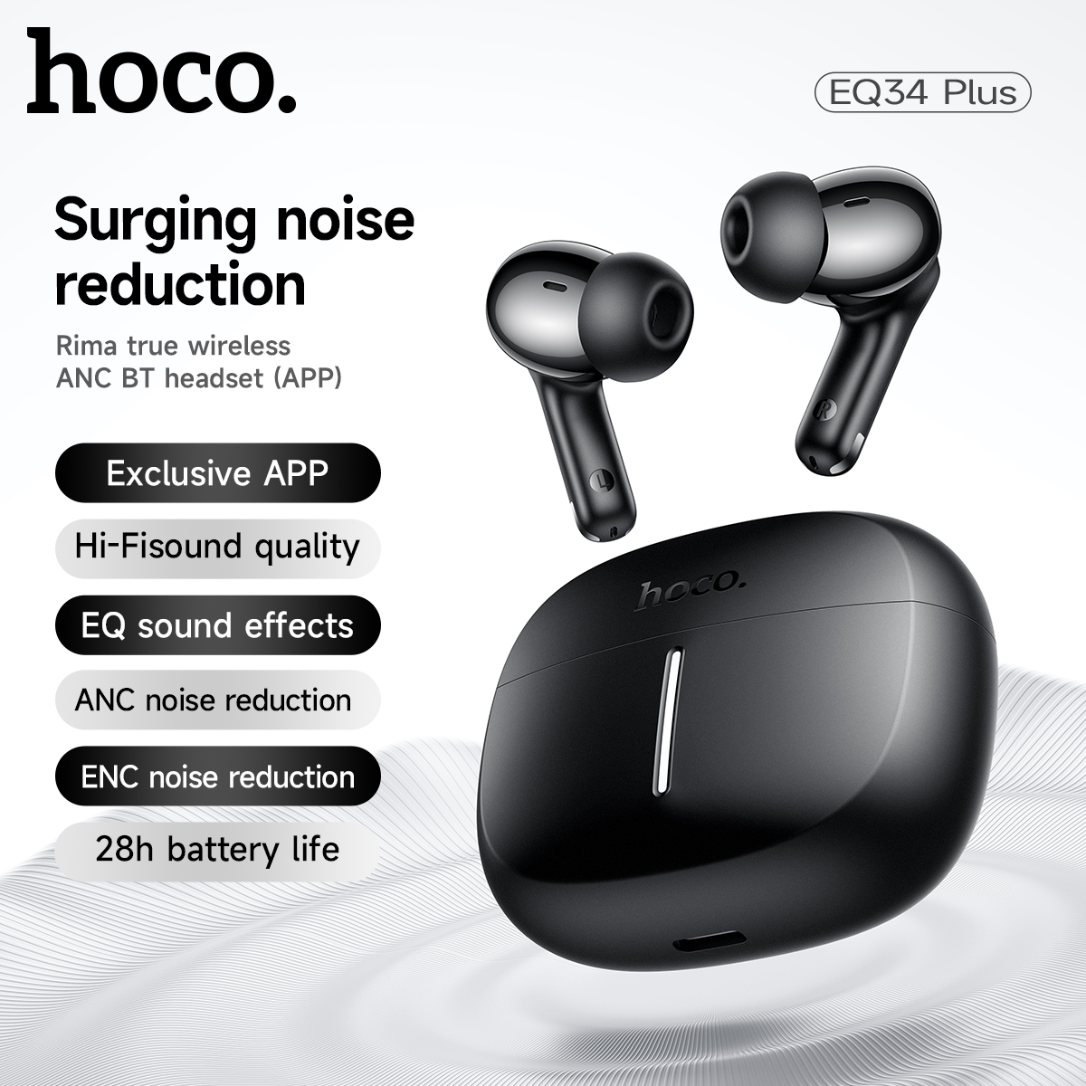 HOCO ANC Acitve Noise Reductio - Earbuds Anc Wireless review and price