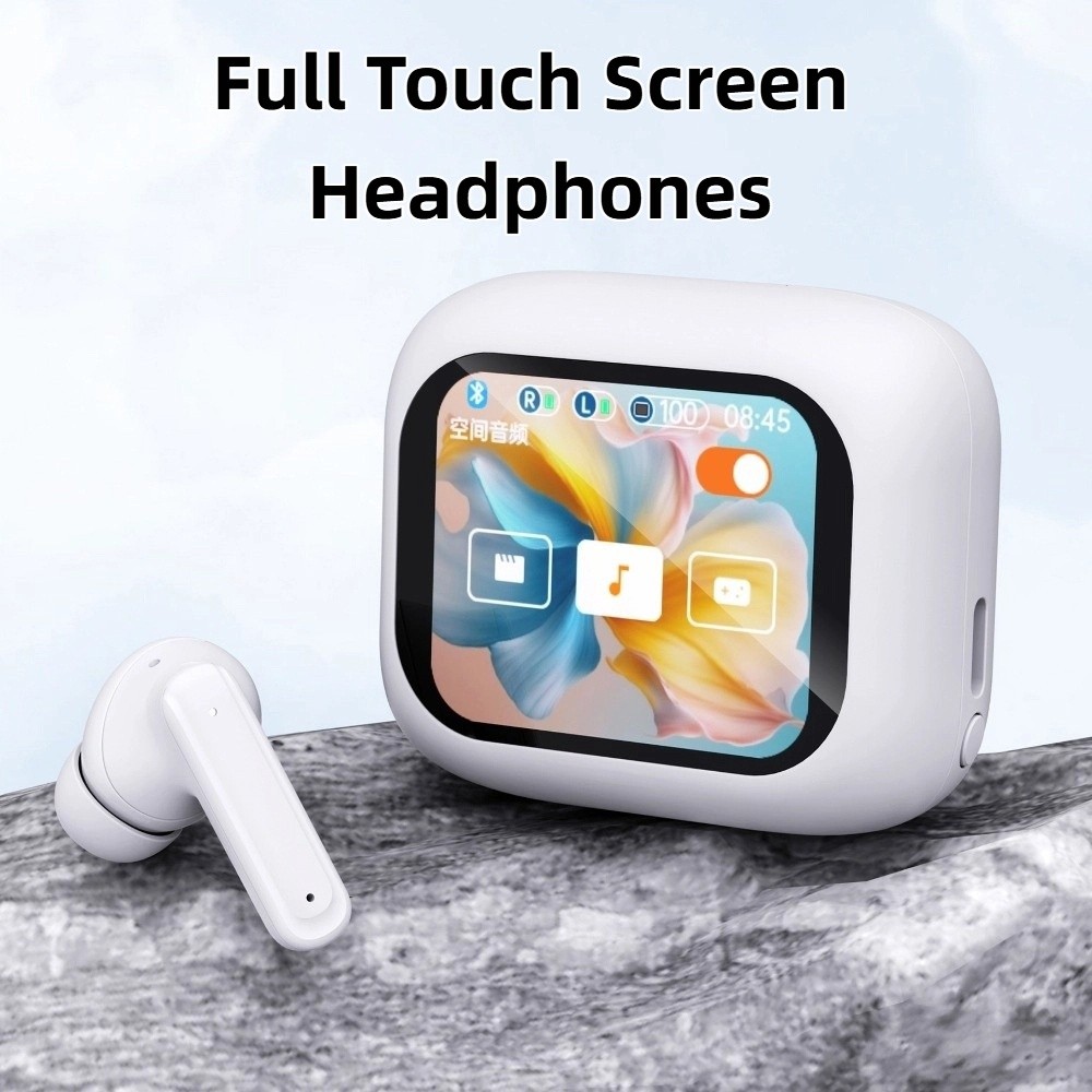 Bluetooth 5.4 Full Touch Scree - Earbuds Anc Wireless review and price