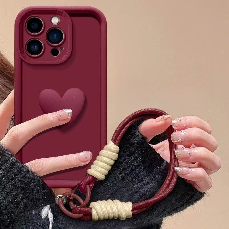 3D Heart Love Hand Strap CaseF - Samsung Galaxy A55 review and price