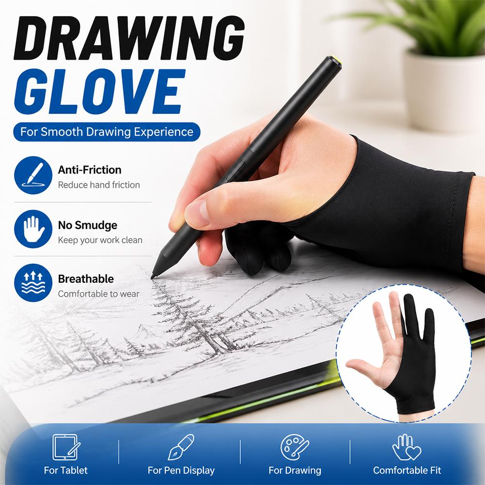 Drawing Glove Anti Touch Scree - Digital Drawing Tablet review and price